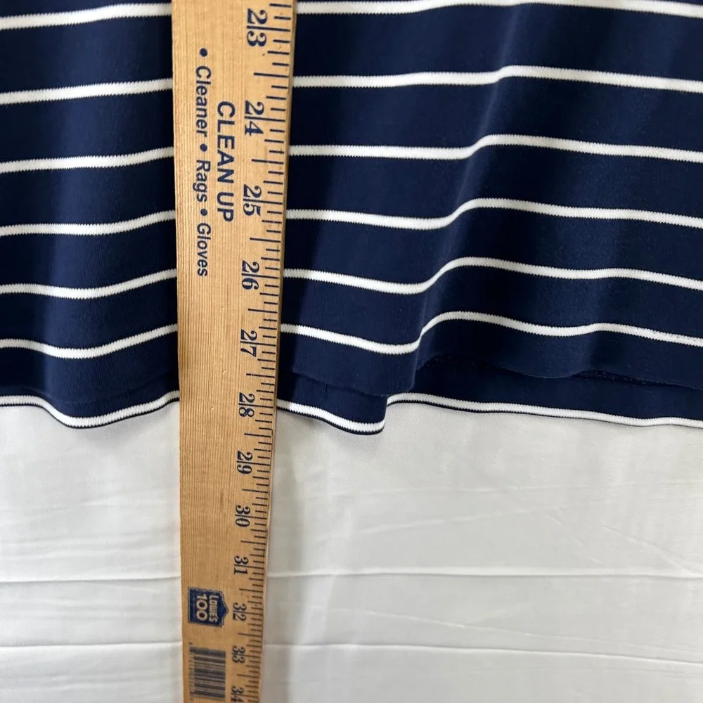 Polo Ralph Lauren Polo Shirt Mens XL Blue Striped Classic Fit Short Sleeve